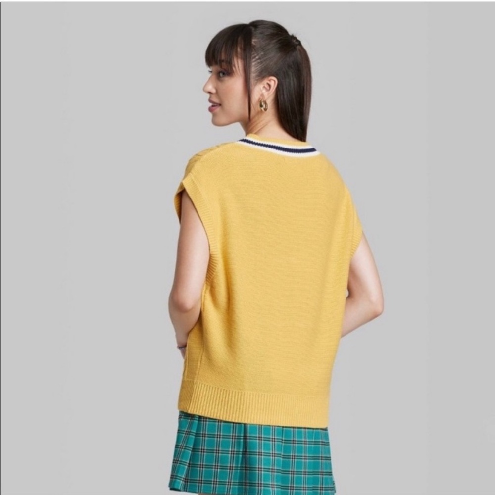 NWT Wild Fable Oversized Sweater Vest XS - Picture 2 of 8